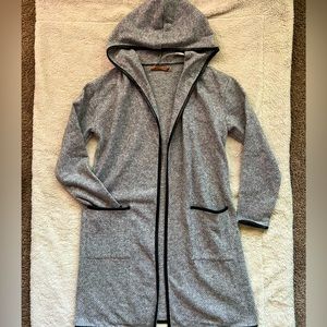 Belldini Gray Hooded Cardigan with Pockets!